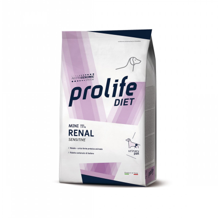 Caini - Dieta veterinara uscata prolife renal sensibil pentru caini de talie mica 1,5 kg