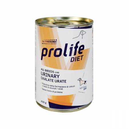 Caini - Dieta veterinara umeda prolife urinary oxalate urate pentru caini de toate taliile cv 400g