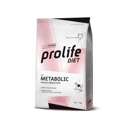 Pisici - Dieta veterinara uscata prolife metabolic weight control pentru pisici 5 kg