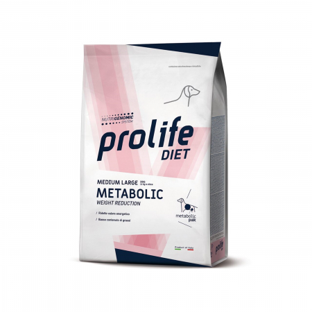 Diete veterinare caini - Dieta veterinara uscata prolife metabolic weight control pentru caini de talie medie/mare 8 kg