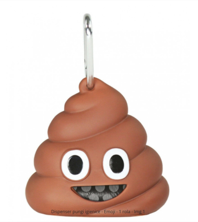 Igiena Catel - Dispenser pungi igienice - Emoji Record- 1 rola