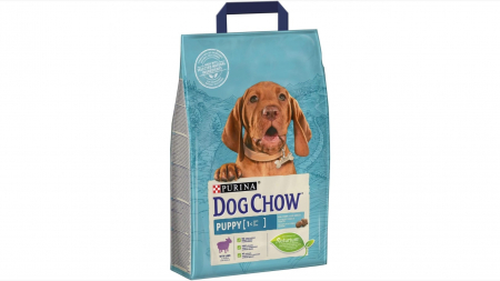 Caini - Dog Chow Puppy cu Miel, 2.5 kg