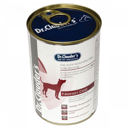 Diete veterinare caini - Dr. Clauder`s – Dieta renală – pentru susținerea funcțiilor renale - 400 g
