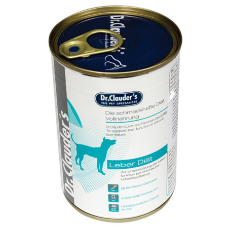 Diete veterinare caini - Dr. Clauder`s – Dieta hepatică pentru caini 400 g