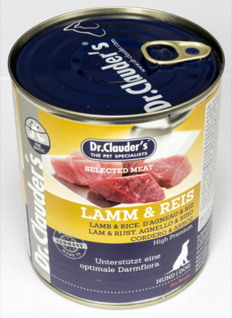 Hrana Umeda Caini - Dr. Clauder`s Selected Meat Miel si orez, 800 g