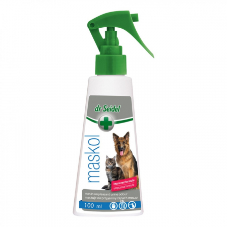 Solutii Atractante si repelente - Solutie pentru neutralizarea mirosurilor de animale, Dr. Seidel, Maskol, 100 ml