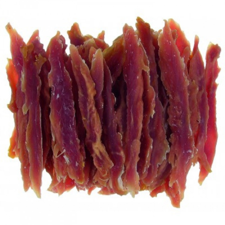 Caini - Recompense delicioase pentru caini Agility, Fasii moi de rata, 500g