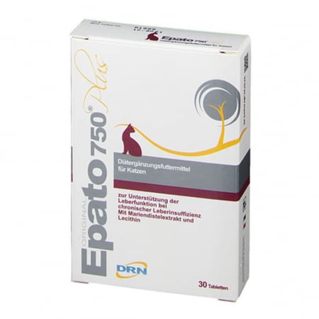 Caini - Epato 750, supliment, cutie x 30 comprimate x 750 mg