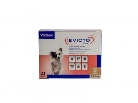 produse In Stoc - Evicto 30mg 2,6-5 kg x 4 pipete