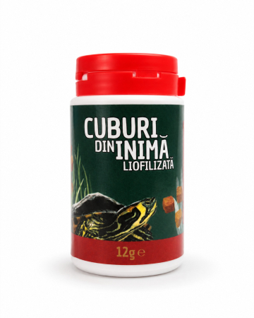 Hrana Reptile - Exo Cuburi din Inima Liofilizata, 12 g
