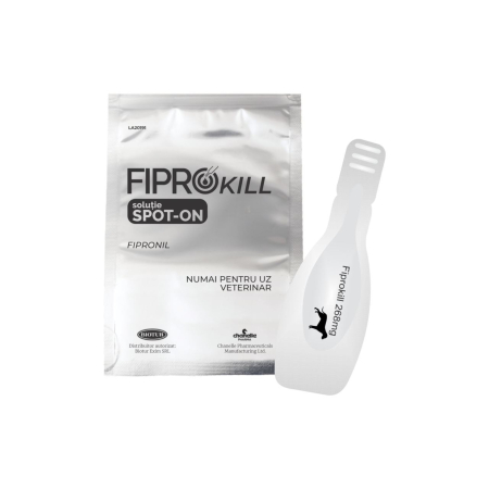 Fiprokill 268 mg Spot-On Caine 20-40 kg -3 Pipete Antiparazitare/Cutie [1]