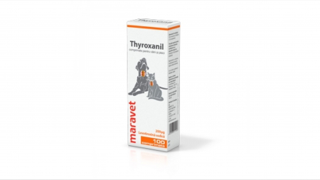 Pisici - Thyroxanil 200 μg, 100 comprimate