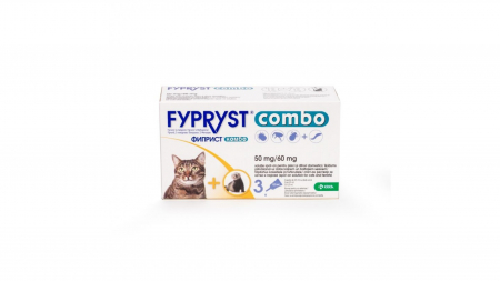 Pisici - Fypryst Combo Cat 50 mg, 3 pipete