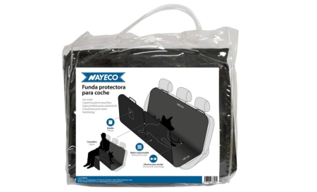 Hamac auto animale, impermeabil - 147x140cm - Negru Nayeco [1]