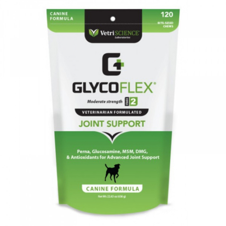 Suplimente nutritive, vitamine - Glyco Flex II Bite-sized Chews, VetriSCIENCE - 120 Tablete Gumate