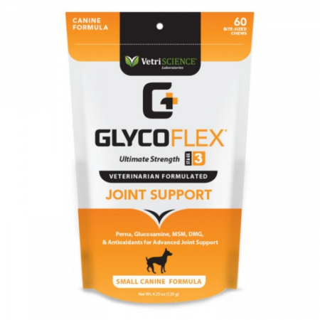 Articulatii - Glyco Flex III Bite-sized Chews, VetriSCIENCE - 60 Tablete