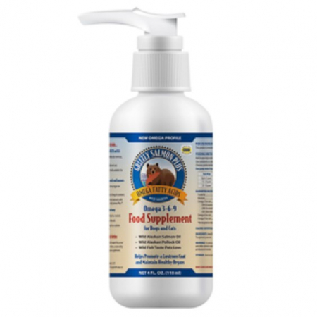 Suplimente nutritive, vitamine - Grizzly Ulei de Somon Plus, 125 ml