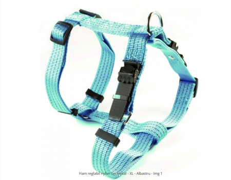 Hamuri, Lese si Zgarzi - Ham reglabil nylon Record Technical - XL - Albastru
