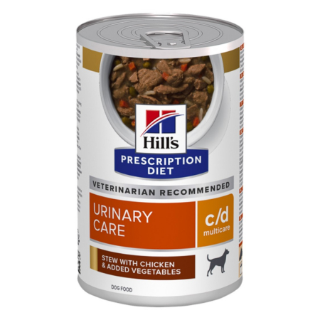 Diete veterinare caini - Hill's PD Canine C/D Chicken & Vegetables Stew 354 g