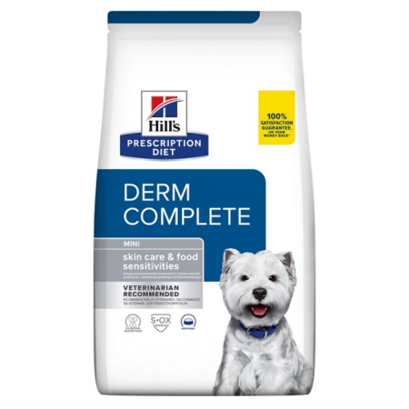 Diete veterinare caini - Hill's PD Canine Derm Complete Mini 1 kg