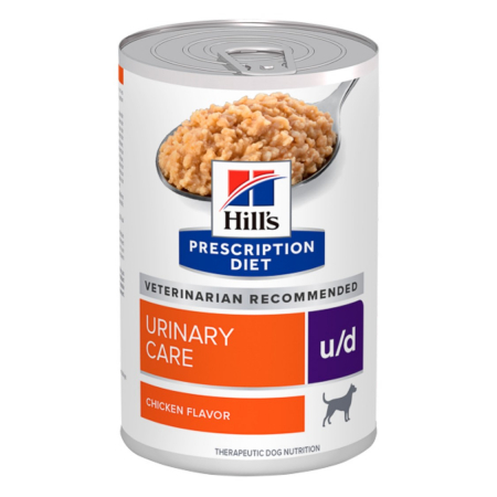 Diete veterinare caini - Hill's PD Canine u/d, urinary care,conserva hrana umeda, 370 g