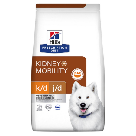 Diete veterinare caini - Hill's PD Canine k/d + Mobility 12 kg