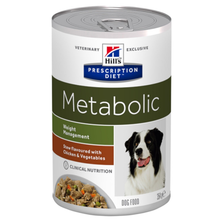 Diete veterinare caini - Hill's PD Canine Metabolic Chicken and Vegetable Stew 354 g