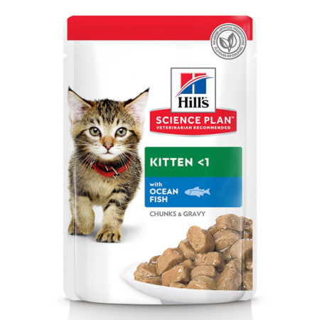 Pisici - Hill's SP Feline Kitten Ocean Fish 85 g