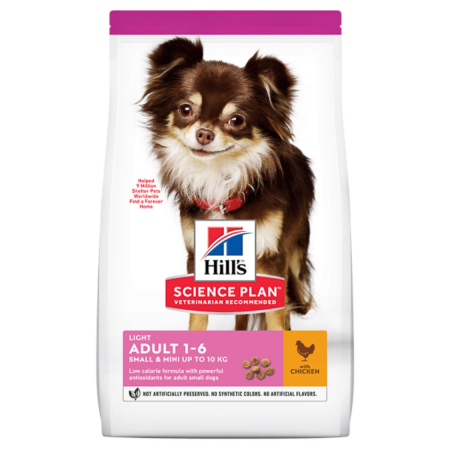 Caini - Hill's SP Canine Adult Small and Mini Light Chicken 6 kg