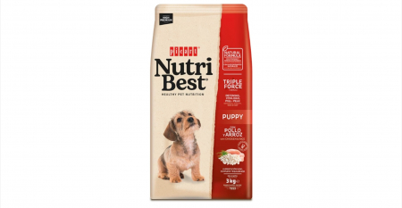 Hrana Uscata Caini - Hrana uscata pentru caini junior Nutribest Puppy, Pui si Orez, 3 kg