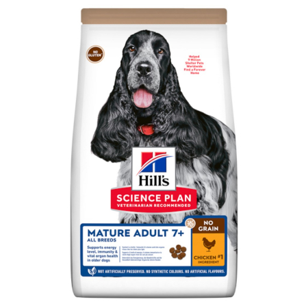 Caini - Hill's SP Canine Mature No Grain Chicken 14 kg