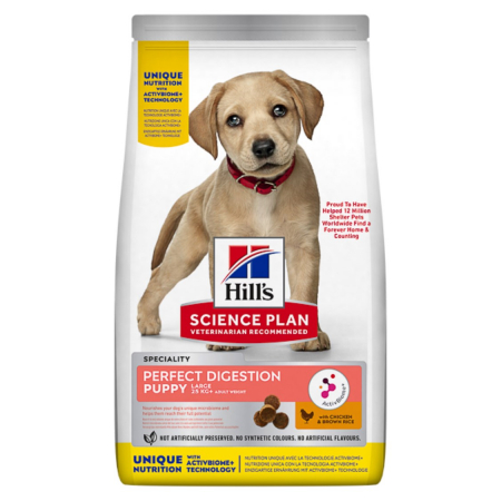 Caini - Hill's SP Canine Puppy Large Breed Perfect Digestion 2.5 kg