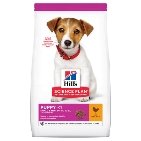 Caini - Hill's SP Canine Puppy Small and Mini Chicken 3 kg