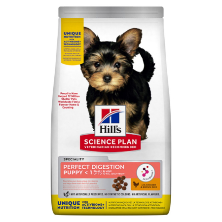 Caini - Hill's SP Canine Puppy Small & Mini Perfect Digestion 1.5 kg