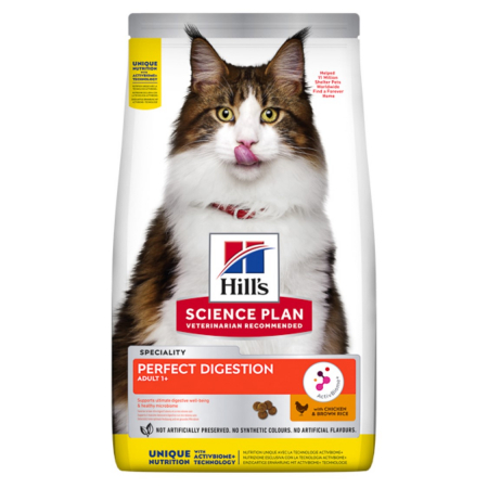 Hrana Uscata Pisici - Hill's SP Feline Adult Perfect Digestion 7 kg