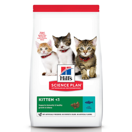 Hrana Uscata Pisici - Hill's SP Feline Kitten Tuna 1.5 kg