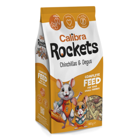 Hrana Rozatoare - Calibra Rockets Mix chinchilla și degu 900 g