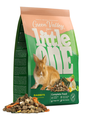 Hrana Rozatoare - Hrană LITTLE ONE GREEN VALLEY pentru iepuri, 750g