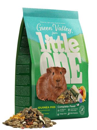 Hrana Rozatoare - Hrană LITTLE ONE GREEN VALLEY pentru porcușori de Guinea, 750g
