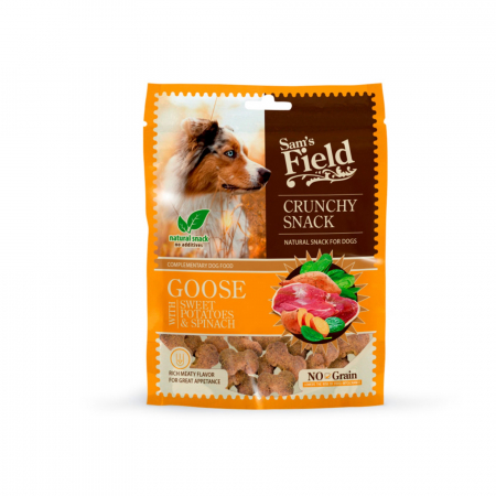 Sam's field crunchy snack goose with sweet potatoes & spinach 200gr [1]