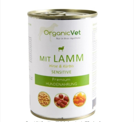 Hrana Umeda Caini - Hrana umeda caini, OrganicVet Sensitive, miel, mei si dovleac, 400 g