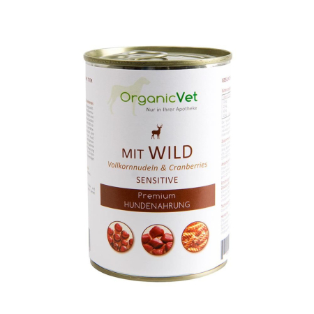 campanie royal saci adult - Hrana umeda caini, OrganicVet CANINE VANAT/PASTE/MERISOARE -400 g