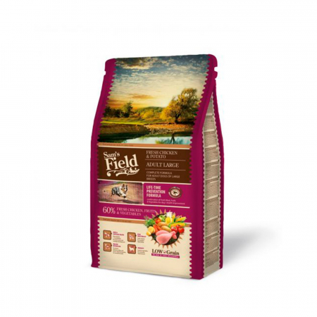 Hrana Umeda Caini - Hrana Uscata caini, Sam's field fresh chicken & potato adult large 2,5kg