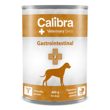 Diete veterinare caini - Hrana umeda dietetica pentru caini, Calibra VD Dog Can Gastrointestinal 400 g
