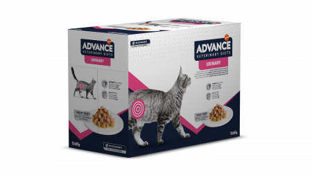 Hrana umeda pisici Advance Urinary - plic 1x85 g [1]