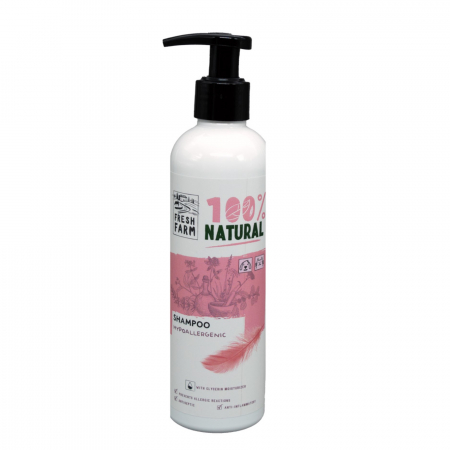 Sampoane si Balsamuri - Sampon pentru caini si pisici, Fresh Farm Hypoalergenic 250ml