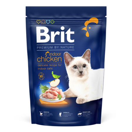 Hrana Uscata Pisici - Hrana Uscata Brit Premium by Nature Cat Indoor Chicken 1.5 kg