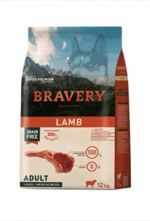 Hrana Uscata Caini - Hrana Uscata Caini, Bravery , Adult Medium large Miel, 4kg