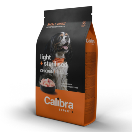 campanie royal saci adult - Hrana uscata caini, Calibra Dog Expert+ Adult Small Light & Sterilised Chicken 400 g