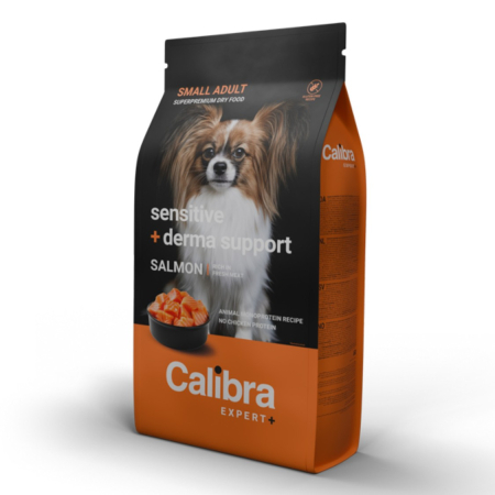 Hrana Uscata Caini - Hrana uscata caini, Calibra Dog Expert+ Adult Small Sensitive & Derma Support 6 kg